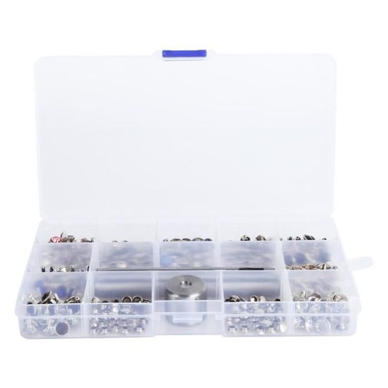 Ashata Ensemble de rivets goujon strass Strass Stud Rivet Set