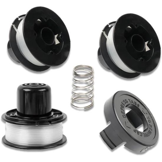 Lot De 3 Bobines De Rechange Pour Débroussailleuse Black & Decker A6226, GL250/GL310/GL360