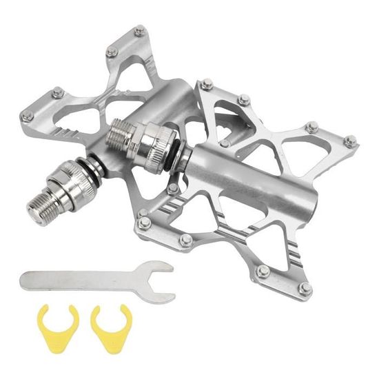 WEST BIKING Pédales Plates Aluminium à Roulements Scellés – 9/16'' – Une Paire