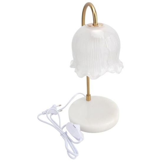 Lampe Chauffe-Bougie Électrique Dimmable à Hauteur Réglable - Fondoir Sans Flamme Pour Bougies En Pot