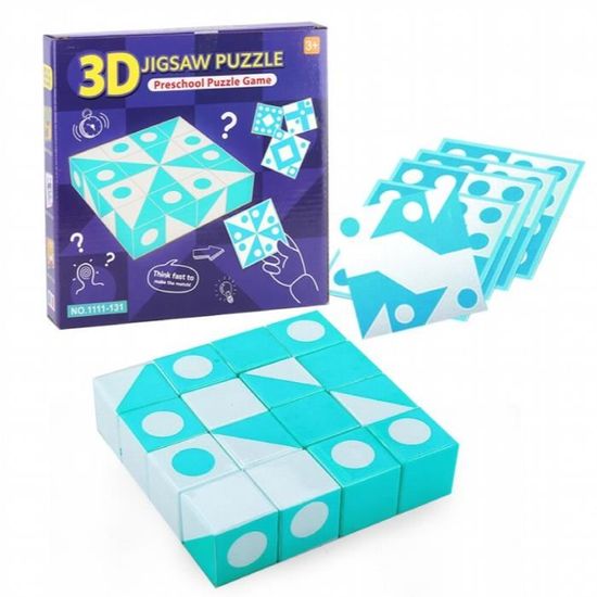 Montessori Puzzle En Bois Enfants Jouets Sagesse Jigsaw Éducation