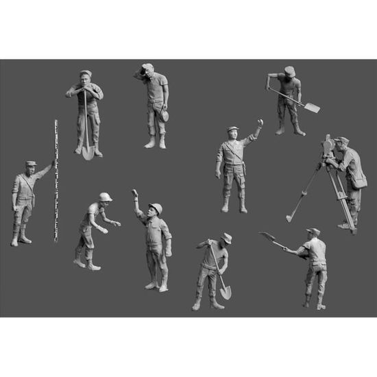 Figurines militaire résine - France