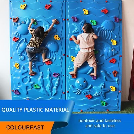 20pcs pierres d'escalade texturées multicolores pierres murales enfants assortis Kit boulon-TIP