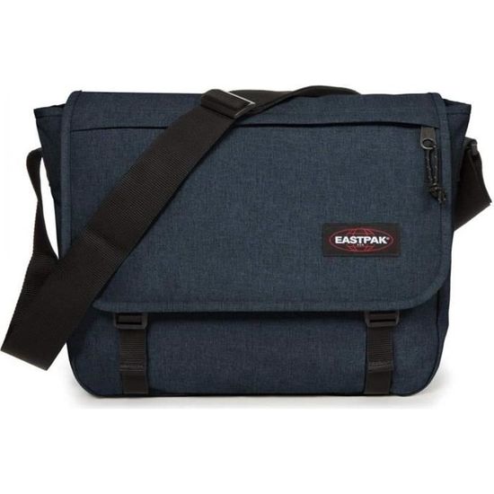 EASTPAK Sac Bandoulière Delegate+ 20L - Nightsky Navy (Bleu), Compartiment Ordinateur 17 Pouces - 4