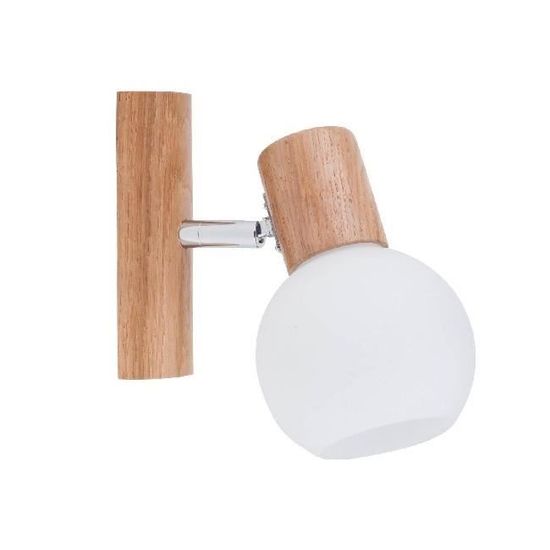 Applique Murale Hofstein – Blanc Et Chrome – Style Moderne – Pour Salon, Couloir, Chambre