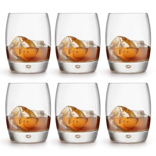 Libbey verre à whisky Gles - 360 ml / 36 cl - 6 Unités - Design de luxe - Vont au lave-vaisselle