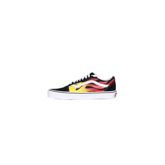 vans noir flamme