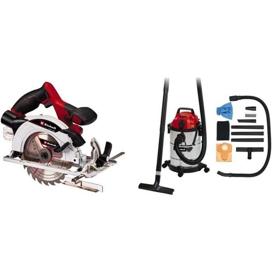 Scie Circulaire Sans Fil pour Makita 18V, Portative Scie Circulaire avec 3 Lames de Scie, Lunettes