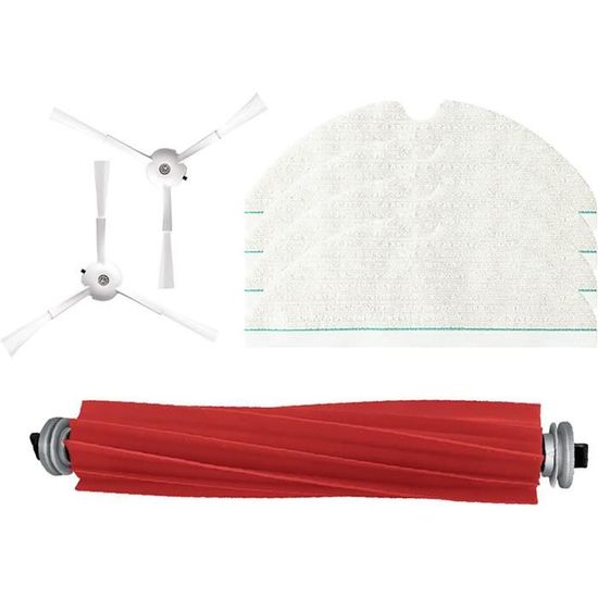 Laimaiou Q7 M5 Accessoires Pour Aspirateur Robot Roborock Q7 M5 / Q7 M5+ / Q7 L5 / Q7 L5+ Pièces De Rechange 17 Packs 1 Brosse Principale, 4 Filtres, 6 Brosses Latérales, 6 Serpillères