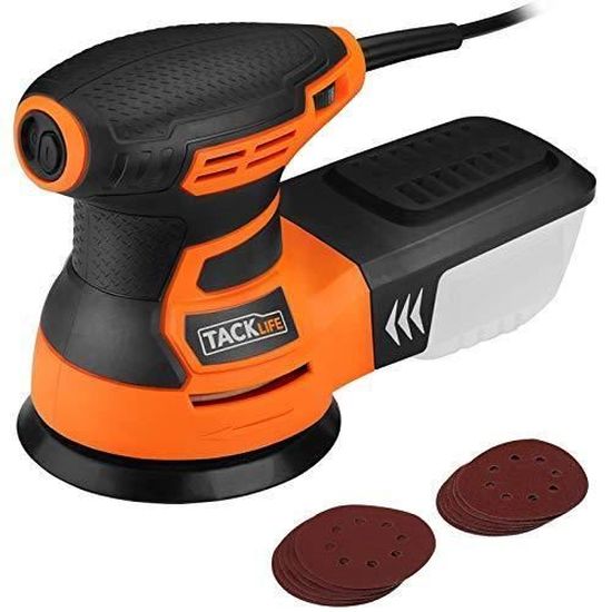 Ponceuse Excentrique HBM 350W - Vitesse Variable - Pour Ponçage Fin Et Lustrage