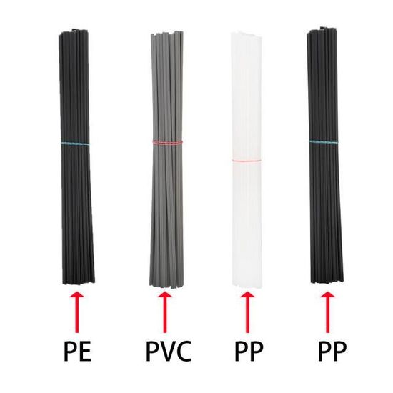 Lot De 10 Baguettes De Soudage Plastique – ABS / PP / PVC / PE, Non Toxiques, Origine Chine