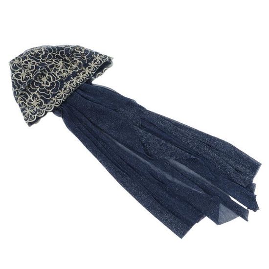 Hijab Musulman Pour Femme - ZERONE - Bleu - Gaze élastique Et Respirant