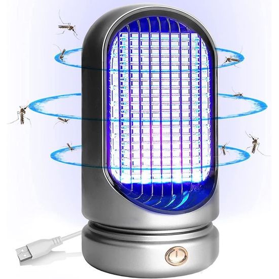 Lampe Anti Moustique Électrique Anysun 3000V - Piège à Insectes Avec LED, Rechargeable USB-C, Étanche IPX4 Pour Jardin, Terrasse, Camping