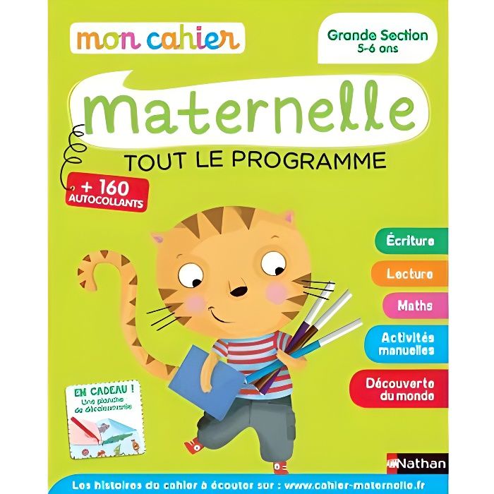 Mon cahier Maternelle Grande Section 5-6 ans