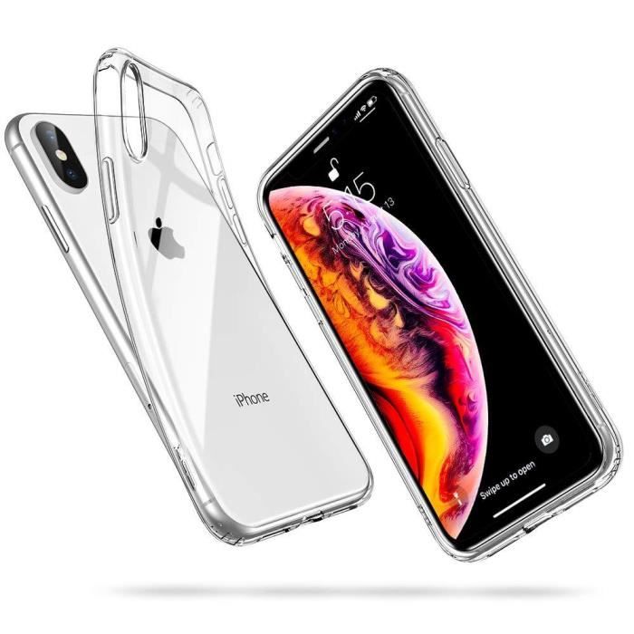 Coque Transparente Silicone TPU Pour iPhone XS MAX