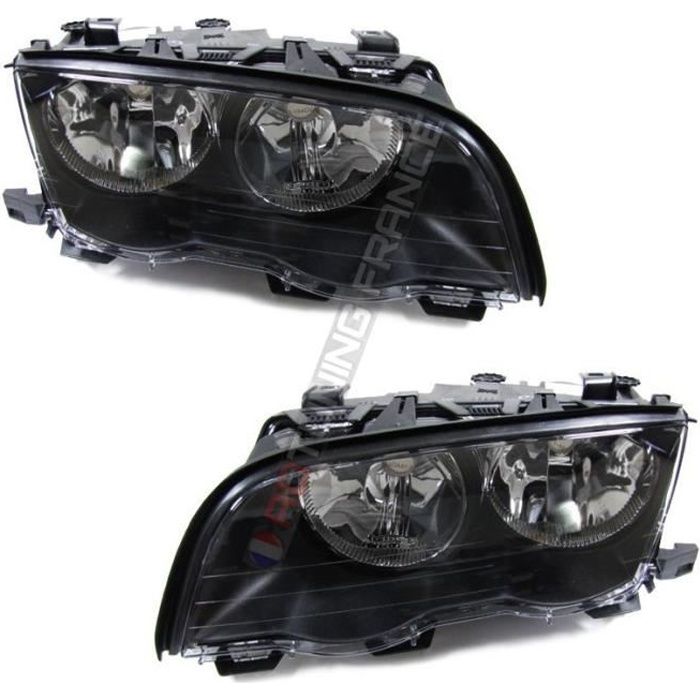 2 FEUX PHARE AVANT BMW SERIE 3 E46 BERLINE PHASE 1 DE 1998 A 08/2001