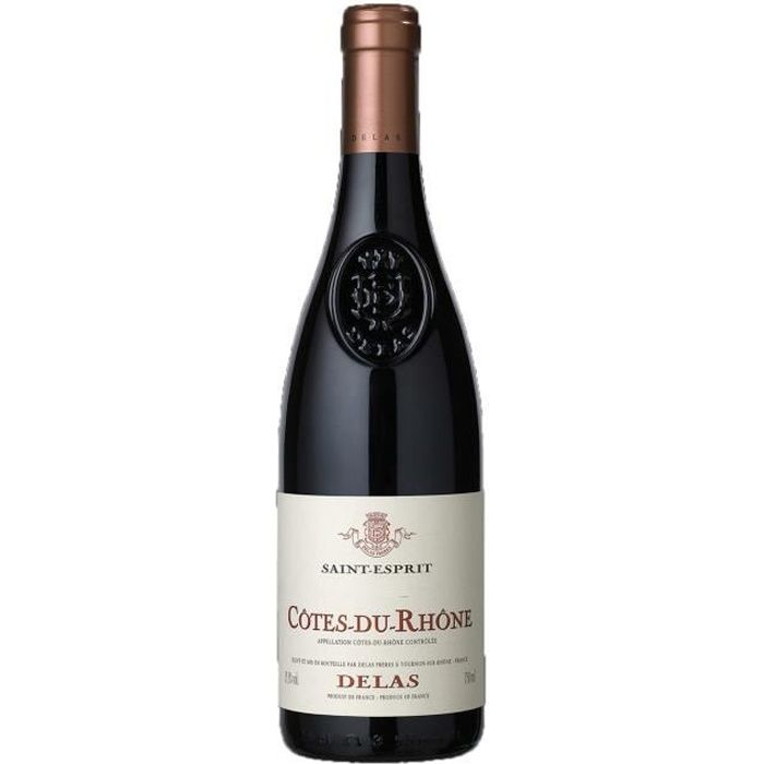 Côtes du Rhône Saint Esprit vin rouge 6x75cl Delas