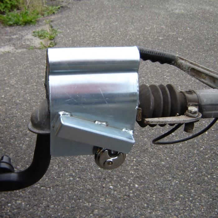 Pieces pour remorques de vehicules motorises Antivol tete d'attelage avec cadenas rond ProPlus 341326S