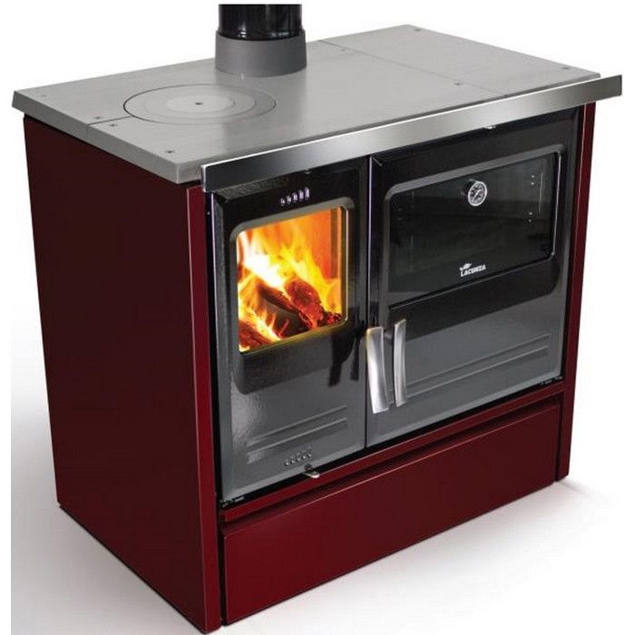 Lacunza - cuisinière à bois 7kw bordeaux - etna7bordeaux