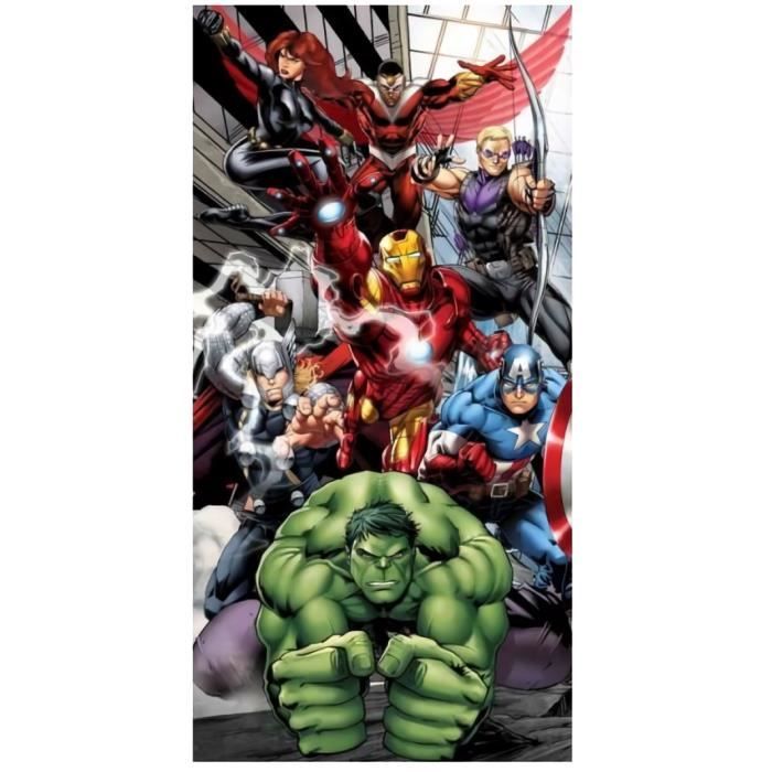 Drap de plage Avengers Marvel