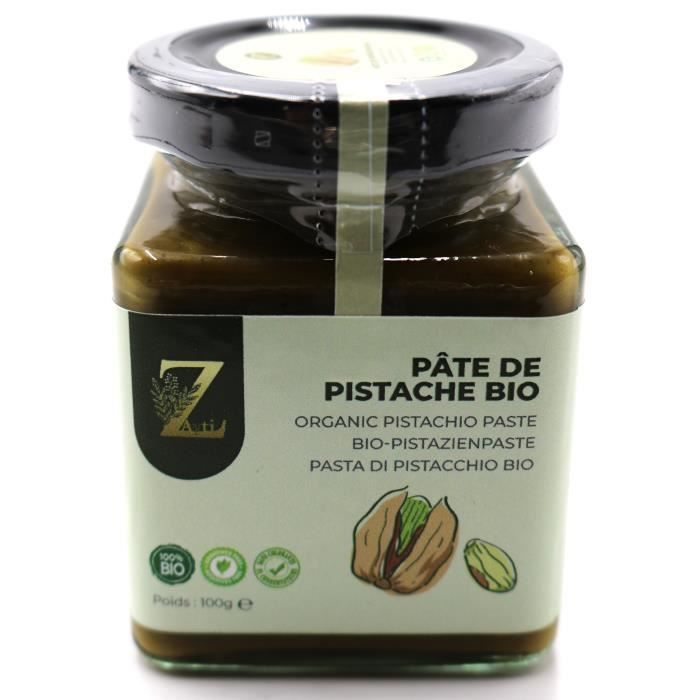Pâte de Pistache pure 100% Naturelle Pot de 100g