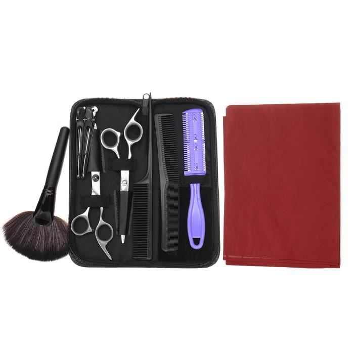 AVANC 11pcs Set de Ciseaux Coiffure Professionnel