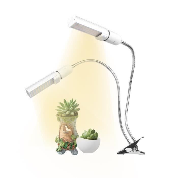 45W Lampe pour Plante, 88 LED Lampe de Croissance avec Double remplaçable Ampoule horticole LED Lampe de Plante
