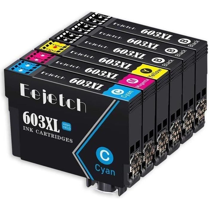 compatible epson xp 2100 cartouche encre pour cartouche d encre epson 603xl (noir-cyan-magenta-jaune)