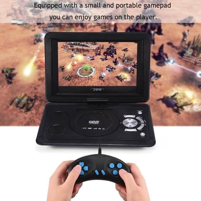 13.9 pouces HD TV Portable Lecteur DVD 800 * 480 Résolution 16: 9 Écran LCD 110-240 V