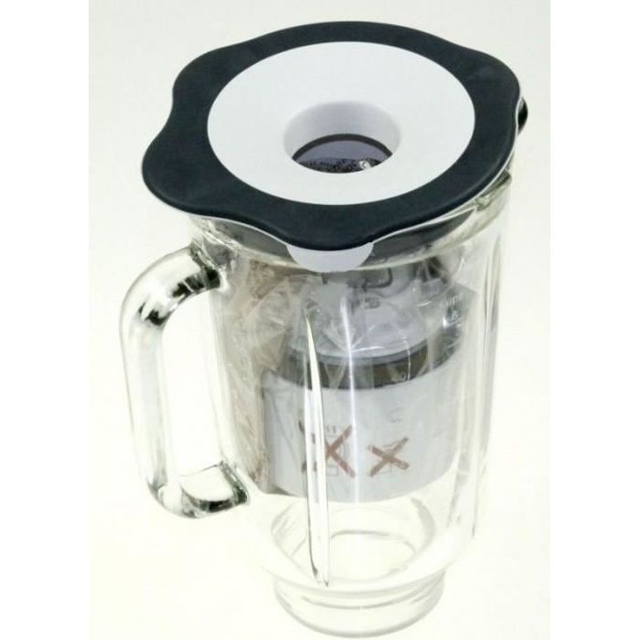 BOL BLENDER EN VERRE BLANC 1,7L POUR ROBOT CHEF ET MAJOR KENWOOD * A901 KM209 AWAT338B01 AT338