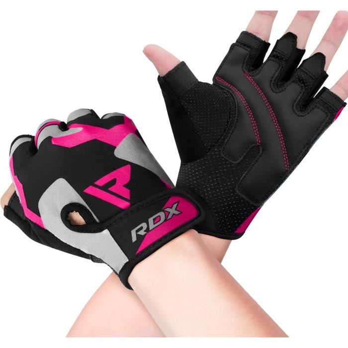 RDX Dames Gants de Musculation Poignet Workout Fitness Gymnastique Entrainement Powerlifter Perméable à l'air Halterophilie