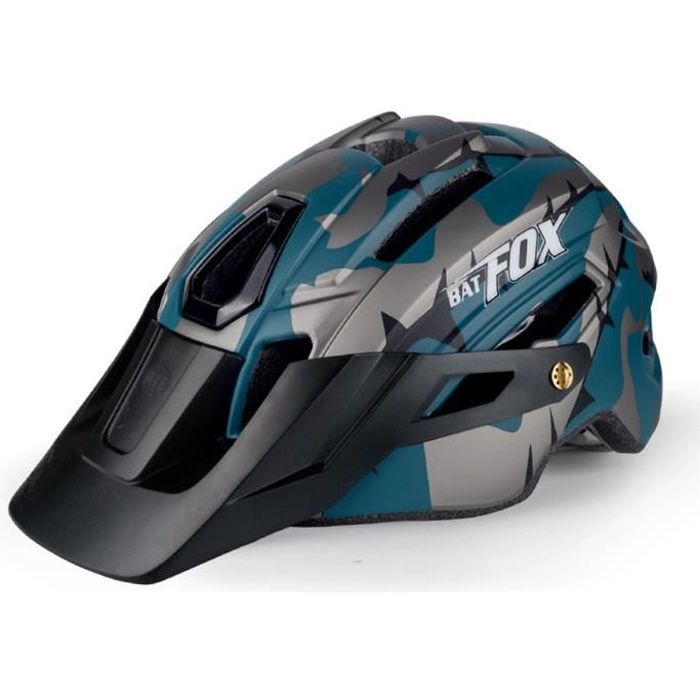 Casque De Vélo VTT Adulte, Casque De Sécurité pour L'extérieur avec Voyant D'avertissement 58-61cm