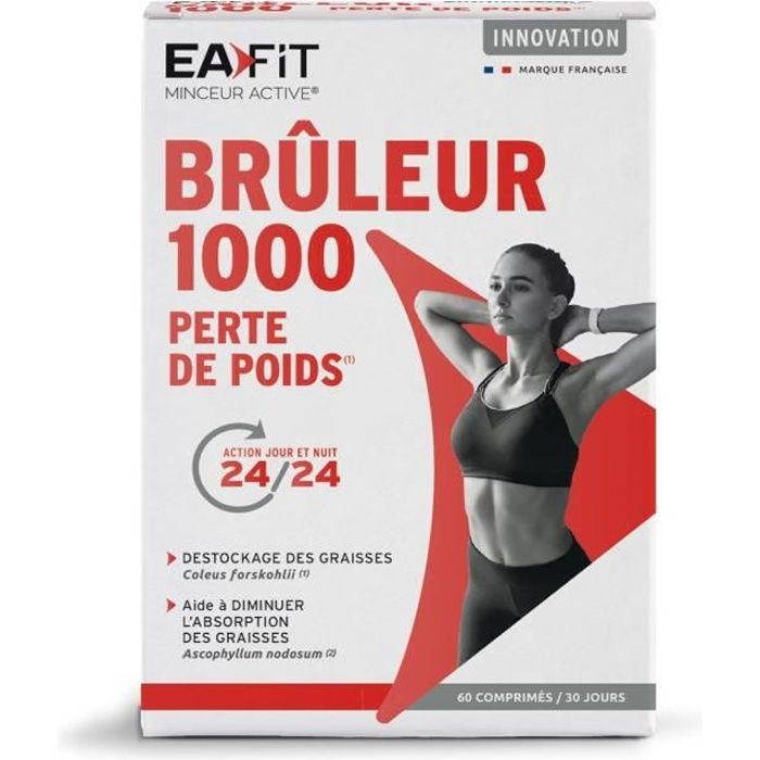 Eafit Brûleur 1000 Perte de Poids 60 comprimés
