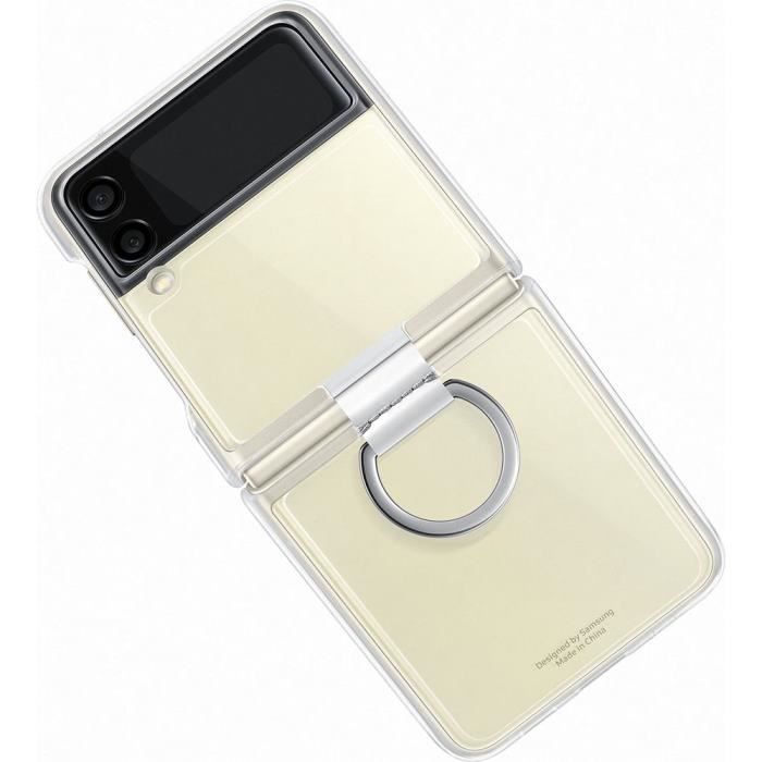 SAMSUNG Coque avec anneau Z Flip3 - Transparent