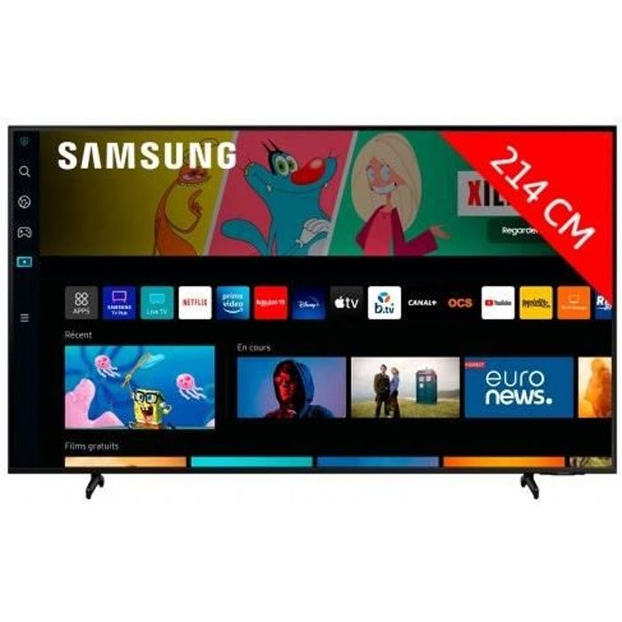 SAMSUNG TV LED 4K 214 cm UE85BU8005K 2022
