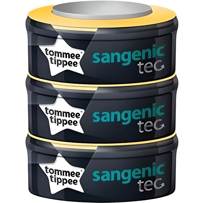 SANGENIC-Sangenic recharges tec x3 TOMMEE TIPPEE
