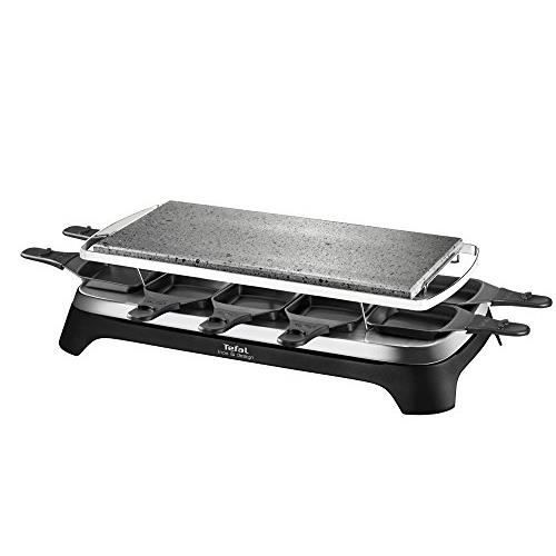 Tefal PR457812 Pierrade Raclette Inox Noir 52 x 28 x 14 cm PR4578