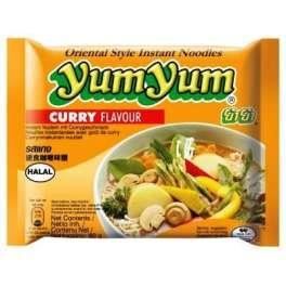 Carton 30 Soupes Nouilles Yum Yum Curry 60g