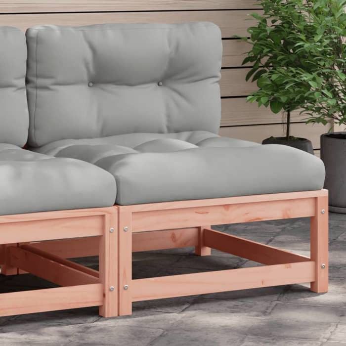 VidaXL Canapé de jardin sans accoudoirs Bois de douglas - vue 2