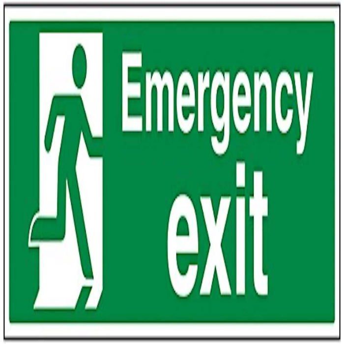 VSafety 21010BJ-G Safe Condition Exit Sign, Final Exit Man Left - View #11