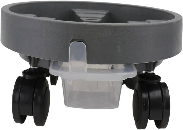 Plateau De Pot De Fleurs Carré Avec Roulettes - Support Mobile Résistant Pour Plantes D'Intérieur Et Extérieur (27 Cm)