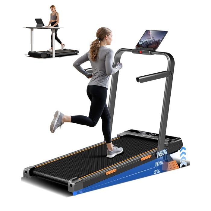 ROBORE Tapis de Course Pliable -  X5F - Vitesse Max 10km/h - Inclinaison 14% - Moteur Silencieux 25cv - Charge Max 150kg