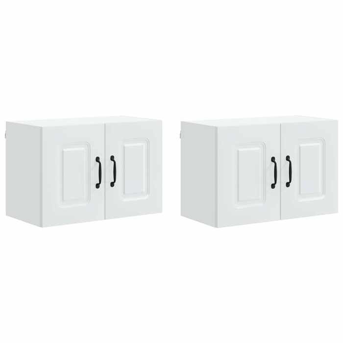 En solde Cabinet de cuisine 2 pcs UU buffet cuisine moderne Kalmar Blanc 60x31x40 cm A65