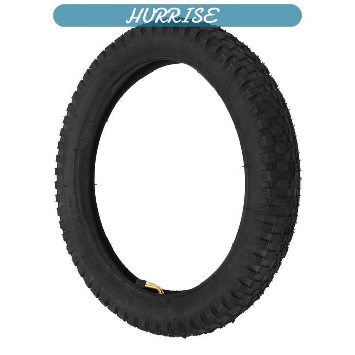 Pneu de vélo pour enfants 16x24 pneu antidérapant en caoutchouc avec jeu de pneus intérieurs et extérieurs pour une conduite
