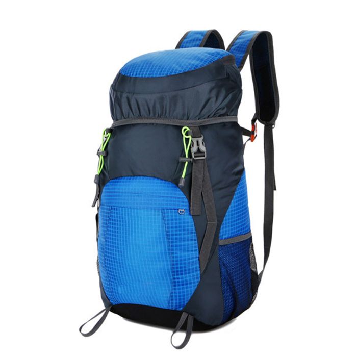 Sac à dos compact 40l sac à dos pliable léger sac de randonnée pour homme femme - Fmalra - sports et plein air bleu