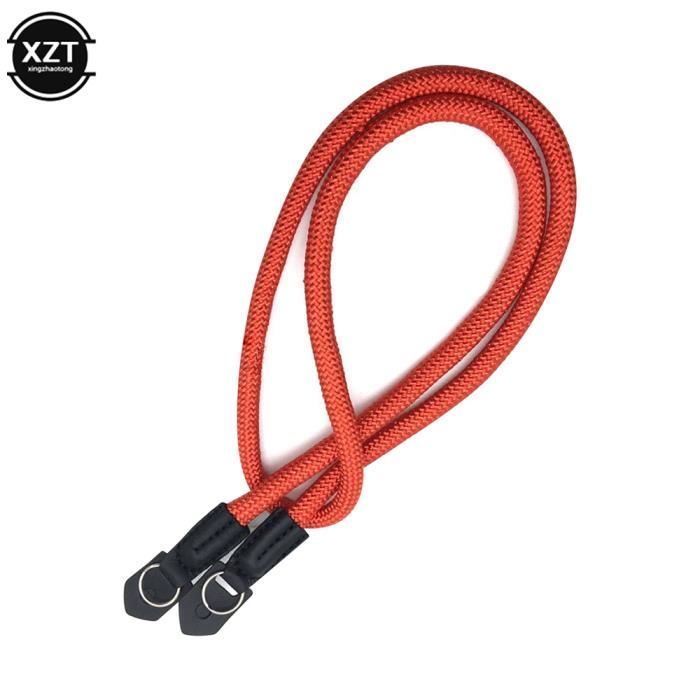 Sangle Appareil Photo Corde Nylon Rouge – Passion Bandoulières - 9