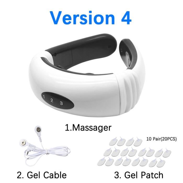Appareil De Massage Vibratoire Orthoback Avec Neuro-gel - Portable Et Rechargeable - Neuf