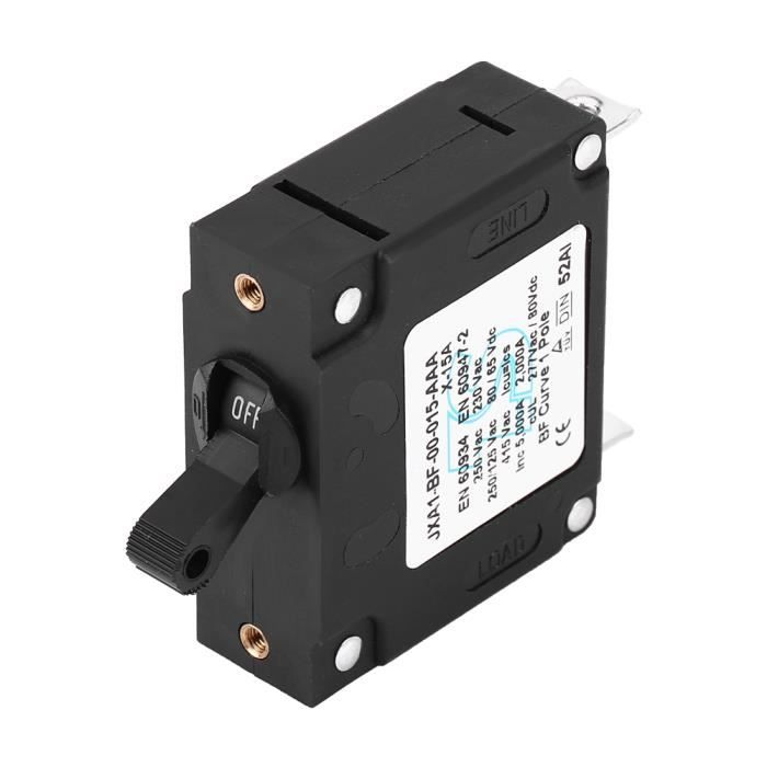 FARUTA Disjoncteur HS R01 15A AC 125V/250V - Protecteur Surcharge Compresseur Air