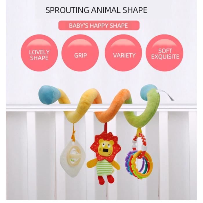 Jouet Poussette Bebe Forme Spirale Hochet Educatif Jouet Bebe 0 12 Mois Cdiscount Puericulture Eveil Bebe
