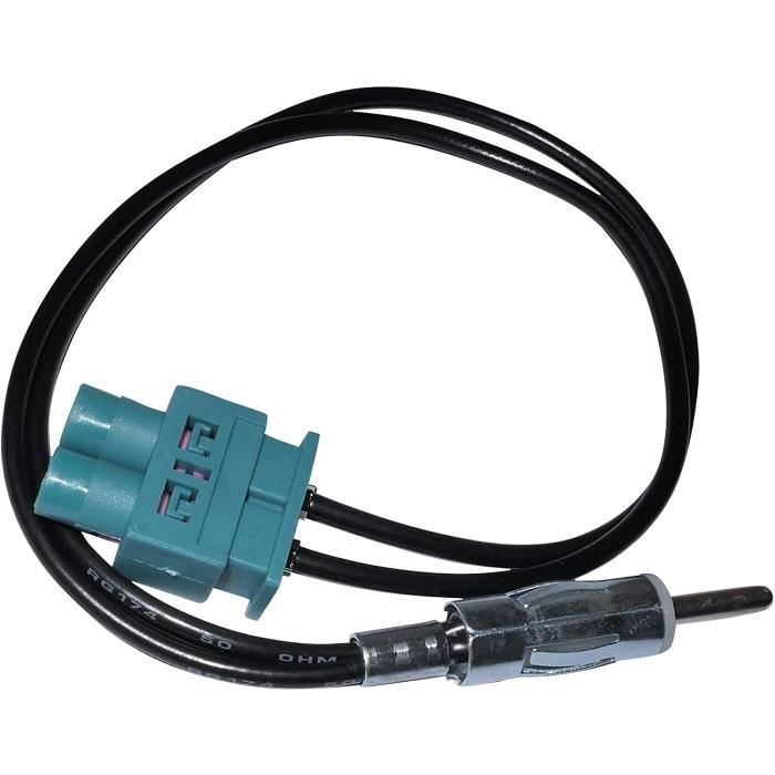 Aerzetix C4556 Câble adaptateur d'antenne autoradio double FAKRA-DIN[308] -  Cdiscount Auto